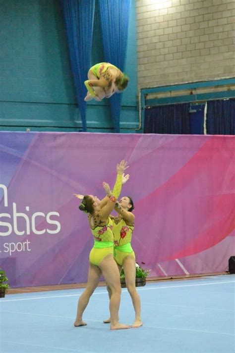 Double Richmond Gymnastics Women S Group 13 19 Junior Trio British