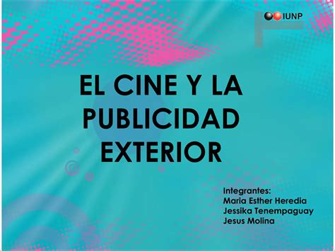 El Cine Y La Publicidad Exterior PPT