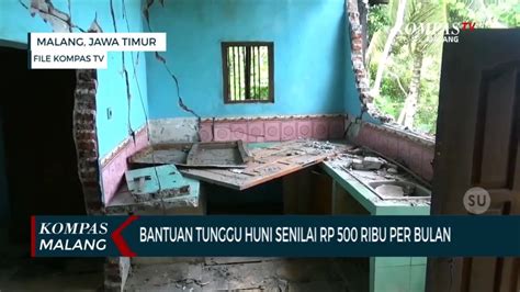 BNPB Serahkan Bantuan Tunggu Huni Bagi Rumah Rusak Berat Korban Gempa