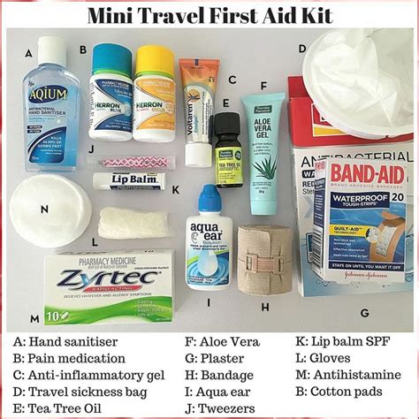 camping  aid kit essentials