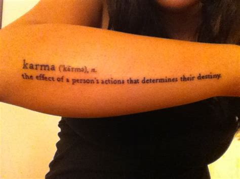 Karma Sayings For Tattoos