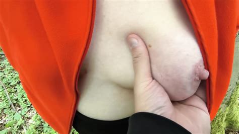 Beating Her Tits In The Woods Public Nudity Public Nudity Porn Feat Bouncy Tits Action By