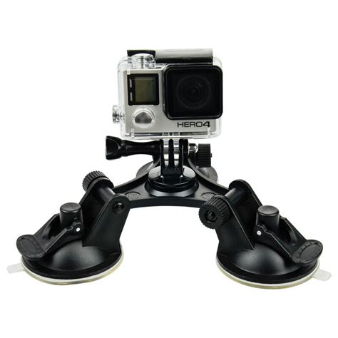 12周年記念イベントが Gopro 用 アクセサリー 三脚吸盤マウント レバー式 3点留め ボールジョイント 360° 三脚ネジ 三脚用