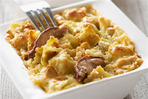 Recette de Gratin de ravioles aux cèpes Saint Jean