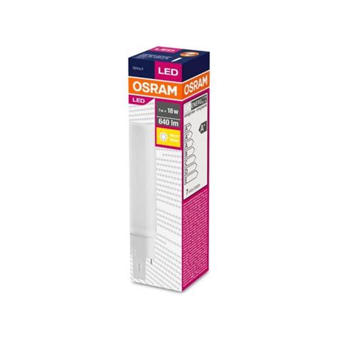 Osram Dulux D E Ampoule LED Avec Culot G24q 2 7W 3000k Tecniba