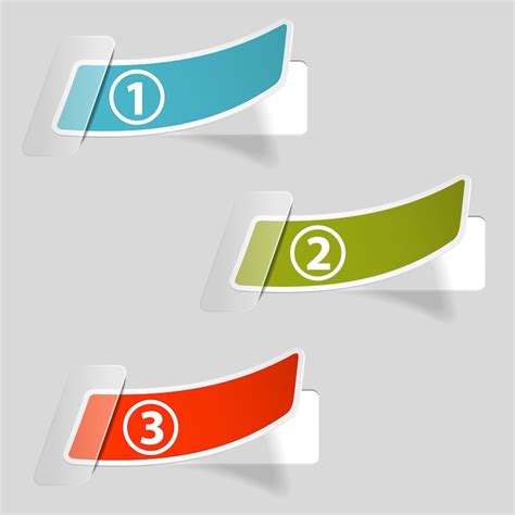 premium vector options sticker labels