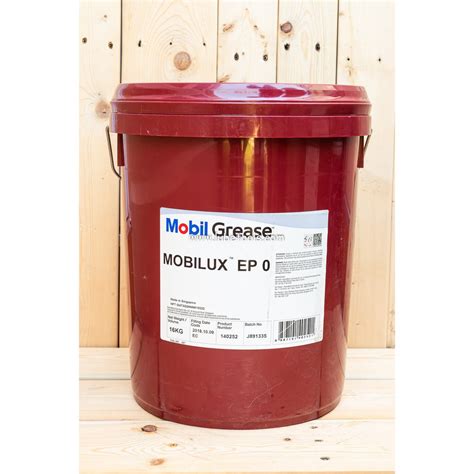 INDUSTRIAL GREASE MOBIL GREASE MOBILUX EP 0 I 2 3 16KG READY