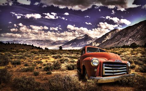 Fondos de pantalla paisaje montañas naturaleza coche cielo