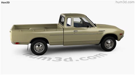 360 View Of Datsun 620 King Cab With Hq Interior And Engine 1977 3d