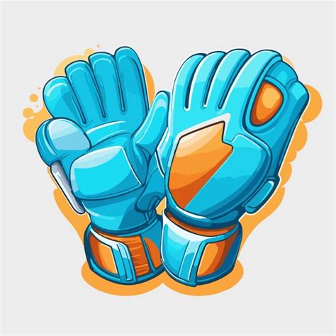 Guantes Vectoriales Sobre Un Fondo Blanco Vector Premium