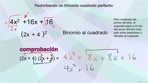 Factorizar Un Trinomio Cuadrado Perfecto Youtube