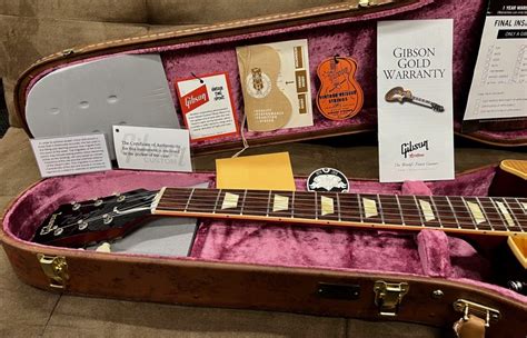 Sold 1959 Gibson 60th Anniversary Les Paul Custom Shop Golden