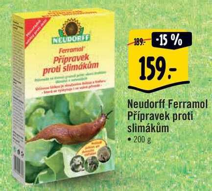 Neudorff Ferramol Přípravek proti slimákům 200 g v akci AkcniCeny cz