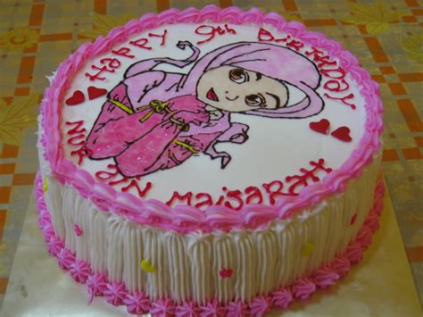 TRIBUTE 0F HEART: ana muslim birthday cake