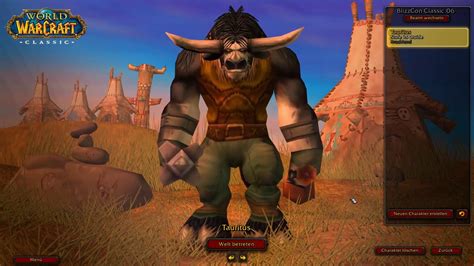 Blizzcon World Of Warcraft Wow Classic Demo Tauren Druid