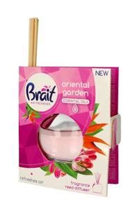 Brait Air Freshener Patyczki odświeżające Płyn Oriental Garden 4 szt