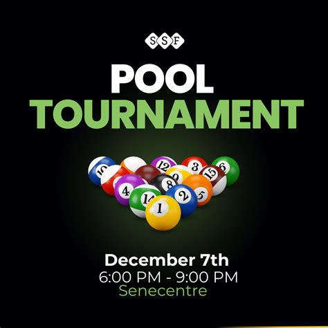 Pool Tournament - Newnham | Seneca Student Federation