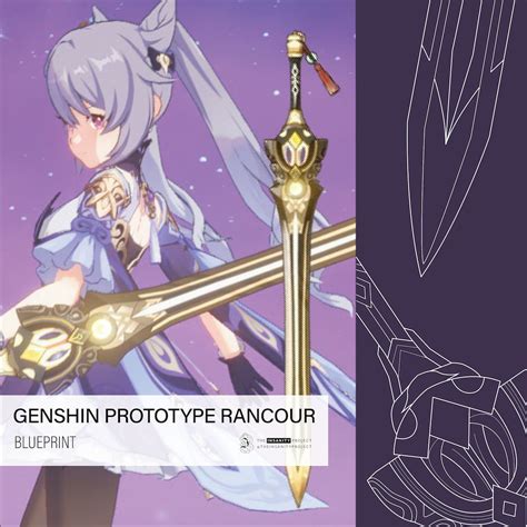 Genshin Impact Prototype Rancour Cosplay Prop Blueprint PDF - Etsy