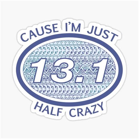 Half Marathon Stickers | Redbubble