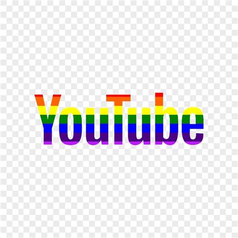 HD Twitch & Youtube Rainbow Logos Signature PNG | Citypng