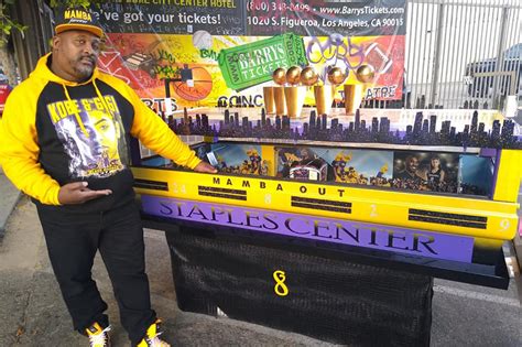 Fan builds designer Staples Center casket for Kobe Bryant tribute