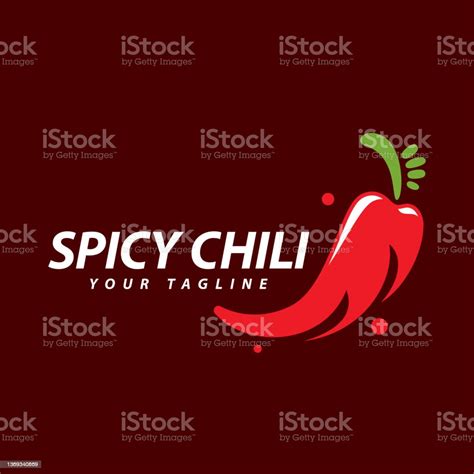 Chili Logo Vector Spicy Food Symbol Template Stock Illustration Download Image Now Burning