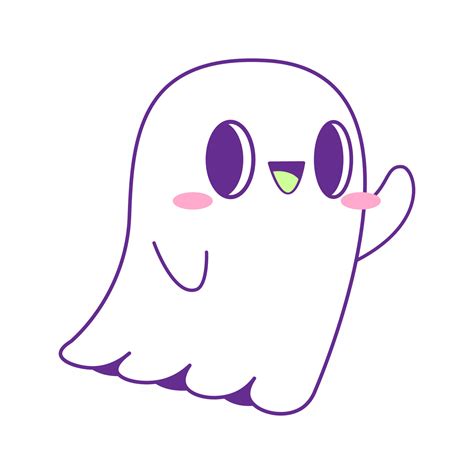 Cute Little Ghost Vector Illustration Set Ghost Halloween Set 11200553