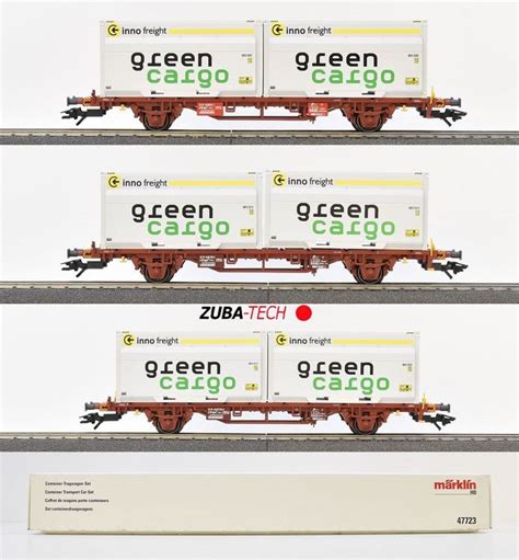 Märklin 47723 Container Tragwagen Set SJ Kaufen auf Ricardo