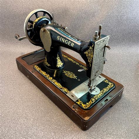 Vintage Singer K Manual Hand Crank Sewing Machine In Etsy