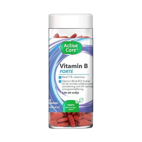 Active Care Vitamin B Forte Active Care Personalbutiken Solna