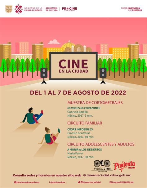 Cine En La Ciudad Cartelera Del Al De Agosto Del