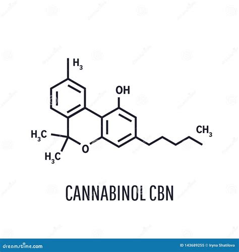 Cannabinol Molecule 3d, Molecular Structure, Ball And Stick Model ...