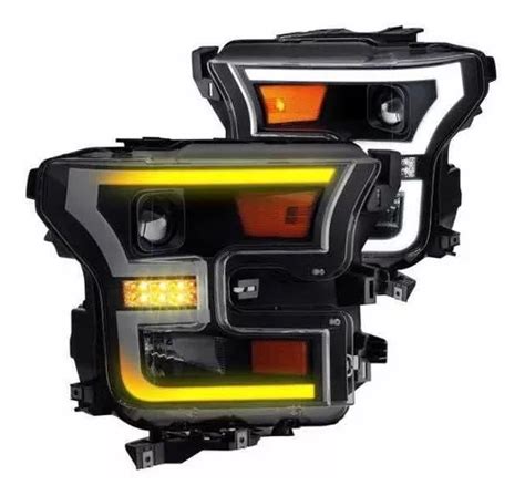 Faros Led Premium F 150 Lobo 2015 2016 2017 Meses sin interés