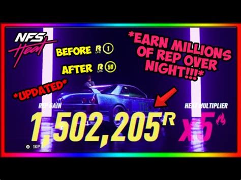 Unlimited Rep Level Glitch In NFS HEAT Make Millions In Seconds UPDATED