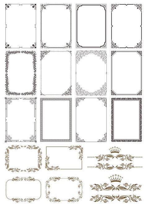 Detail Bingkai Vector Cdr Koleksi Nomer 1