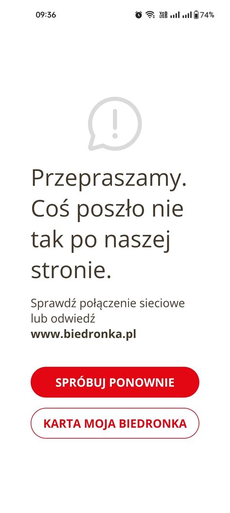 Aplikacja Biedronka nie działa A jak działa to jest dramat