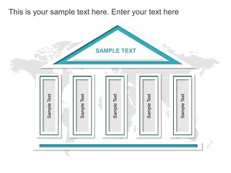 Business Strategy Pillars PowerPoint Template | Business Strategy