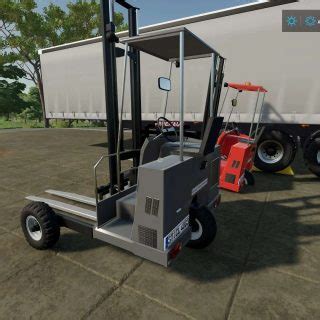 Trailer With Forklift V Fs Mod Farming Simulator Mod