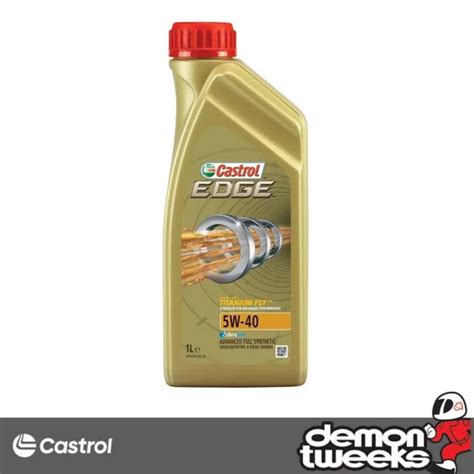 CASTROL EDGE TITANIUM FST Fully Synthetic Engine 5W40 Oil 1 Litre 20