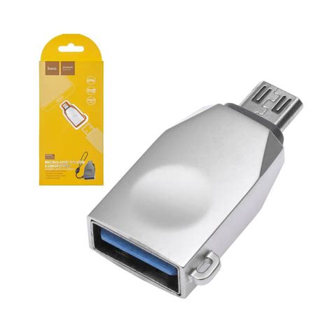 Adaptador Otg Micro Usb Macho A Usb 30 Hembra Hoco V8 Ua10 Promart