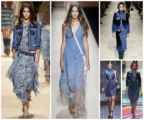 Denim Looks Straight From The Runway