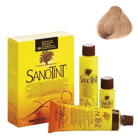 Sanotint Naturalna Farba Bez Amoniaku 19 Very Light Blonde Jasny Blond