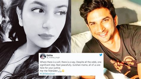 Sushant Singh Rajputs Niece Mallika Singh Shares A Heartfelt Post For