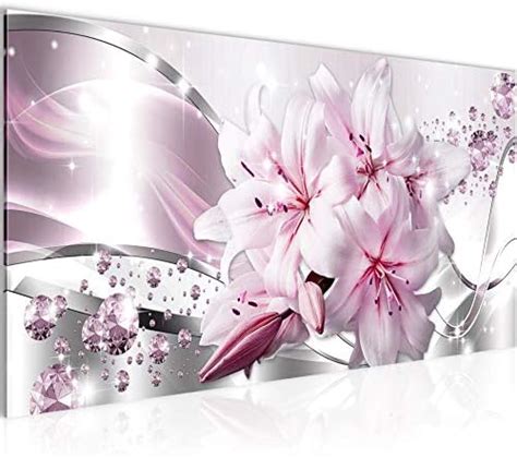 Runa Art Wandbild Blumen Orchidee 1 Teilig 100 X 40 Cm Modern Bild Auf