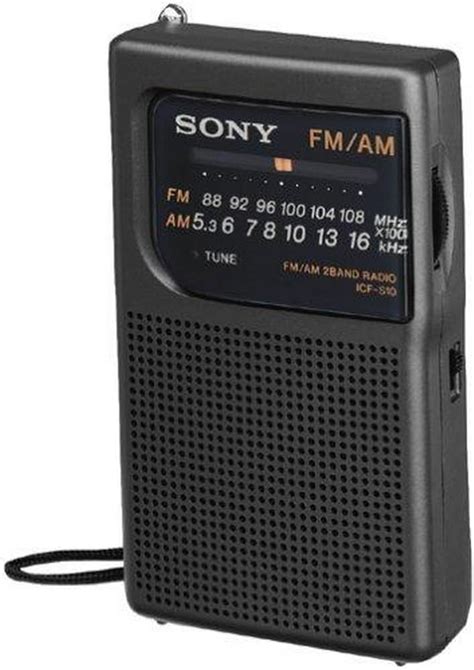 Sony Icf S Mk Radio Am Fm De Bolsillo Radio Descontinuado Por El