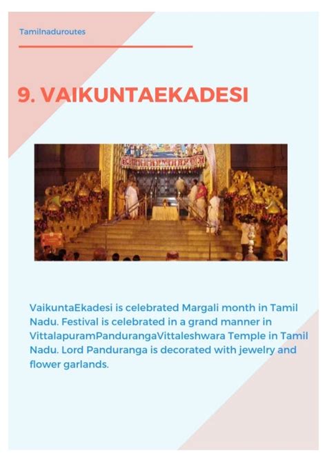 Here're best top 10 Tamil Nadu festivals that you should know