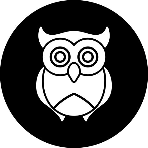 Owl Vector Icon 21067879 Vector Art at Vecteezy