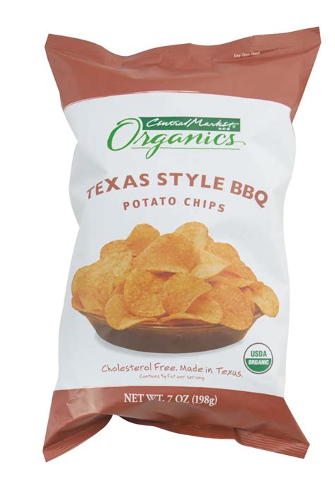 Central Market Organics Texas Style Bbq Potato Chips Shop Chips At H E B