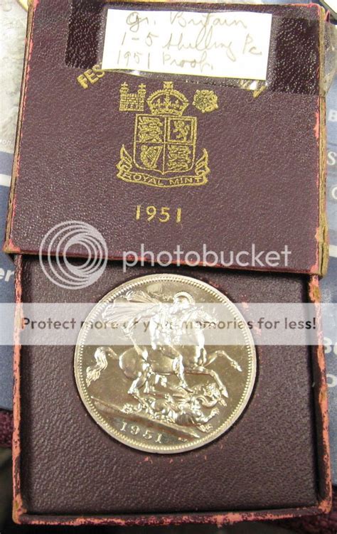 1951 Proof 5 Shilling — Collectors Universe