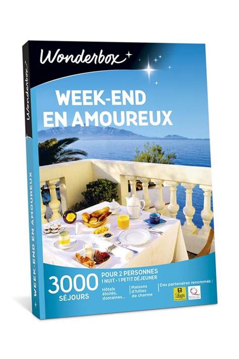 Coffret Cadeau Wonderbox Week End En Amoureux Coffret Cadeau Achat And Prix Fnac